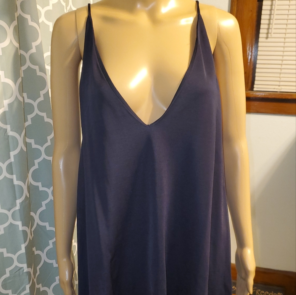 H&M brand, Navy Blue, V-neck tank. 5 for $25